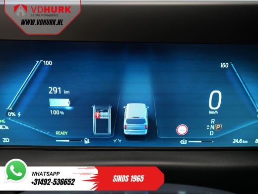 Ford E-Transit Custom 65 kWh L2 330 km WLTP LED/ Standkachel/ Snellader/ 2.3t Trekverm./ Carplay/ Climate/ Camera/ PDC/... ActivLease financial lease