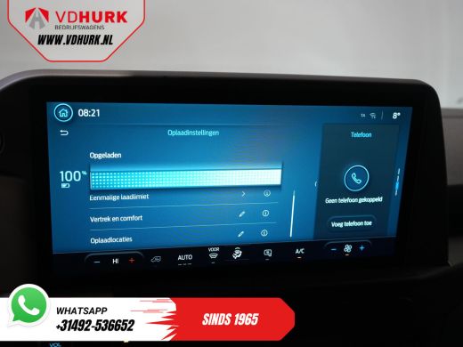 Ford E-Transit Custom 65 kWh L2 330 km WLTP LED/ Standkachel/ Snellader/ 2.3t Trekverm./ Carplay/ Climate/ Camera/ PDC/... ActivLease financial lease