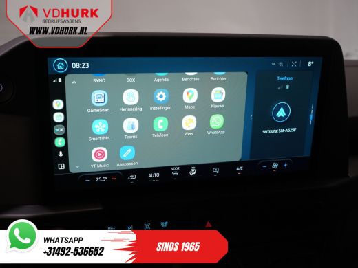 Ford E-Transit Custom 65 kWh L2 330 km WLTP LED/ Standkachel/ Snellader/ 2.3t Trekverm./ Carplay/ Climate/ Camera/ PDC/... ActivLease financial lease