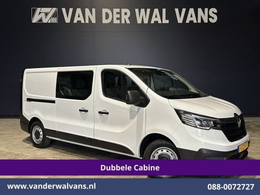 Renault Trafic 2.0 Blue dCi 131pk L2H1 Dubbele Cabine Euro6 Fabrieksgarantie Airco | 6-Zits | Apple Carplay | LE...