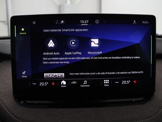 Skoda Enyaq iV 60 | 68.900km NAP | Sfeerverlichting | Carplay | Half leder | Navigatie | Full LED | Chroom Pack ... ActivLease financial lease