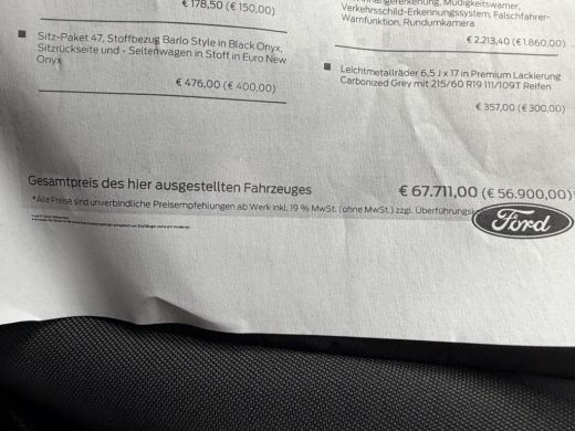 Ford E-Transit 320 L1H1 Limited 65 kWh/ 218 PK Direct leverbaar/stoel&stuur verwaming/B&O/ Camera ActivLease financial lease