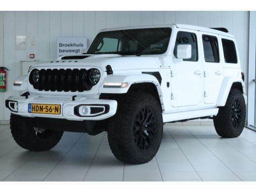 Jeep Wrangler Unlimited 4xe 380 Sahara BRUTE | NL-Auto | BRASS | Skyone | Adaptieve Demping | Adapt. Cruise | A...
