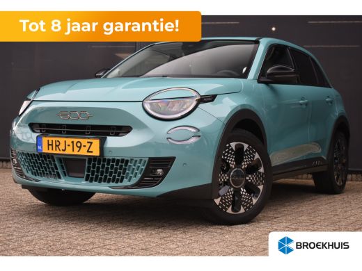 Fiat 600 1.2 Hybrid La Prima 8 Jaar Garantie! | Massage | Vol-Leder | Adaptive Cruise | Elektr. Stoelen | ...