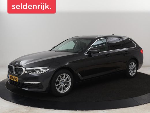 BMW 5 Serie 520i High Executive | Panoramadak | Leder | Trekhaak | Stoelverwarming | Camera | Live Cockpit | ...