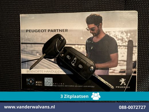 Peugeot Partner 1.5 BlueHDI 102pk L2H1 Euro6 Airco | 3-Zits | Apple Carplay | Camera | Cruisecontrol | Trekhaak A... ActivLease financial lease