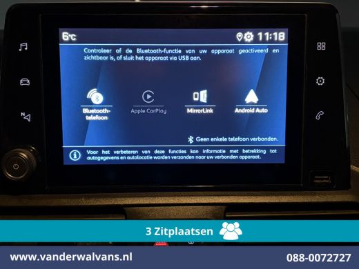Peugeot Partner 1.5 BlueHDI 102pk L2H1 Euro6 Airco | 3-Zits | Apple Carplay | Camera | Cruisecontrol | Trekhaak A... ActivLease financial lease