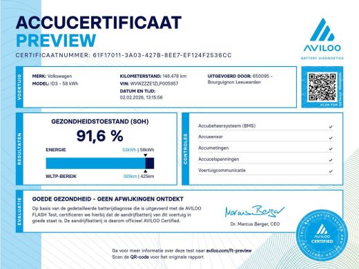 Volkswagen ID.3 First 58 kWh 204 Pk | Adaptive Cruise | Zwarte Hemel | Stoelverwarming | Climate Control | LED | ... ActivLease financial lease
