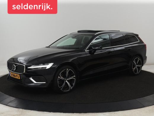 Volvo  V60 2.0 T8 Plug-in AWD Ultimate Bright | Panoramadak | Trekhaak | Leder | Stoelventilatie | 360 Camer...