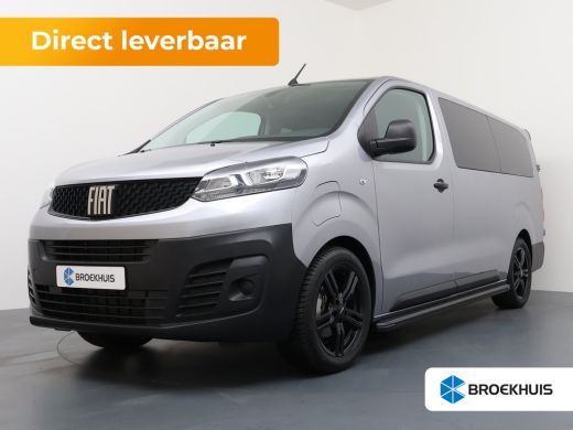 Fiat E-Scudo L3H1 50kWh DUBBELE CABINE BLACK EDITION | Achterdeuren met ruiten | Airco | Metaalkleur