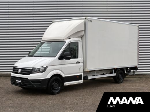 Volkswagen Crafter 2.0TDI 177PK Bakwagen Laadklep 750kg Lat om Lat Trekhaak Zijdeur Lederen bekleding Airco