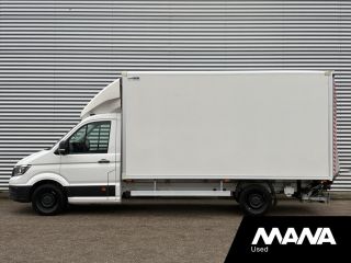 Volkswagen Crafter 2.0TDI 177PK Bakwagen Laadklep 750kg Lat om Lat Trekhaak Zijdeur Lederen bekleding Airco