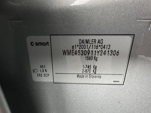 Smart Forfour EQ Business Solution 18 kWh [ 3-Fase ] (INCL.BTW) Aut. *NAVI-FULLMAP | LEATHER | ECC | CRUISE | H... ActivLease financial lease