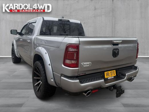 Dodge Ram Pick-Up 5,7 V8 Hemi Longhorn - Night edition | LPG | Ramboxen | Virtuele binnen spiegel | XD velgenset 22... ActivLease financial lease