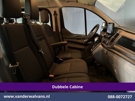 Ford Transit Custom 2.0 TDCI 130pk Automaat L2H1 Dubbele Cabine Euro6 Airco | 6-Zits | Navigatie | Cruisecontrol LED,... ActivLease financial lease