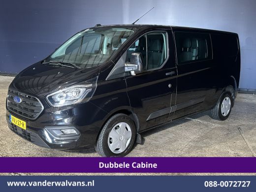 Ford Transit Custom 2.0 TDCI 130pk Automaat L2H1 Dubbele Cabine Euro6 Airco | 6-Zits | Navigatie | Cruisecontrol LED,... ActivLease financial lease