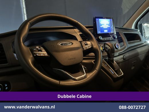 Ford Transit Custom 2.0 TDCI 130pk Automaat L2H1 Dubbele Cabine Euro6 Airco | 6-Zits | Navigatie | Cruisecontrol LED,... ActivLease financial lease