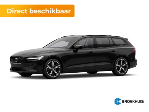 Volvo  V60 2.0 T6 Plug-in hybrid AWD Ultra Dark | Elektrisch glazen panorama-dak | Extra getint glas | Head-...