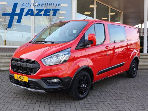 Ford Transit Custom 320 2.0 TDCI 130 PK TRAIL DUBBEL CABINE L2H1 6-PERS. + LEDER | RAPTOR GRILLE | CARPLAY | CAMERA |...