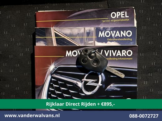 Opel Movano 2.3 CDTI L3H2 Euro6 *Rijklaar Direct Rijden* Airco | Imperiaal | 2500kg Trekhaak | Cruisecontrol ... ActivLease financial lease