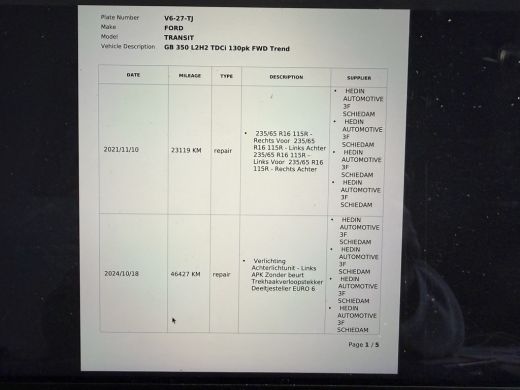 Ford Transit 350 2.0 TDCI 131 PK Euro 6 L2H2 Trend Cruise control/trekhaak/ navigatie systeem ActivLease financial lease