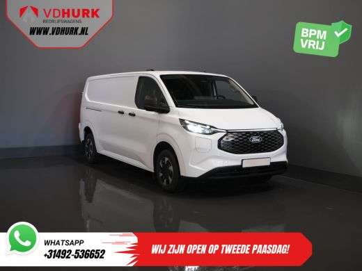 Ford E-Transit Custom 320 L2 Trend 65 kWh 330km WLTP LED/ Standkachel/ Snellader/ 2.3t Trekverm./ Stuurverw./ Stoelverw...