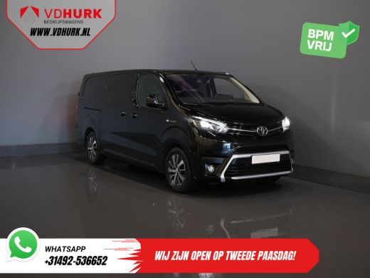 Toyota ProAce L3 345km WLTP Snellader/ 2xSchuifdeur/ Xenon/ Keyless/ Carplay/ Head Up/ Navi/ Camera/ Cruise/ Cl...