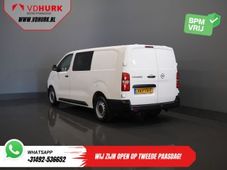 Opel Vivaro 2.0 CDTI 125 pk DC Dubbel Cabine Carplay/ 6 Pers./ Cruise/ Camera/ PDC V+A/ Trekhaak/ NL Auto