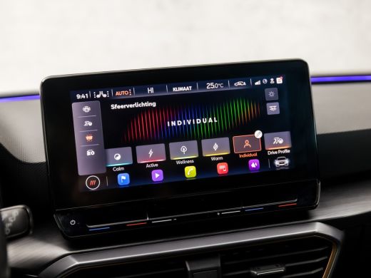 CUPRA Leon 2.0 TSI VZ Sport 301Pk Automaat (SCHUIFDAK, BLACK PACK, APPLE CARPLAY, STUUR/STOELVERWARMING, KUI... ActivLease financial lease