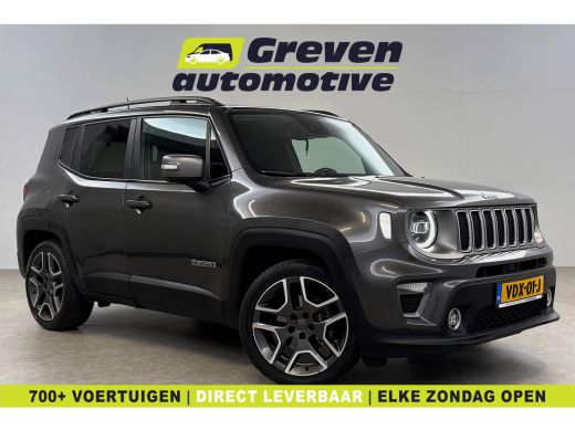 Jeep Renegade 1.3T Limited 151PK | Grijs Kenteken | VAN | Camera | Carplay | Clima | Adap. Cruise | Keyless