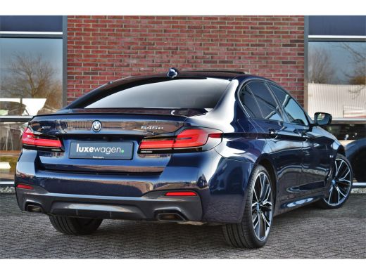 BMW 5 Serie 545e xDrive M-Sport Pano ACC HUD 20inch 360 Laser HiFi Adp-demping ActivLease financial lease