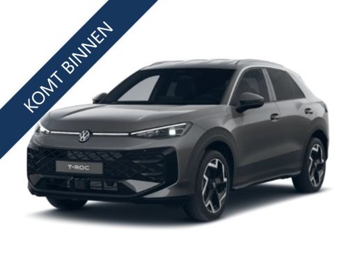 Volkswagen T-Roc 1.5 eTsi 150PK R-LINE EDITION VW.TREKHAAK BLACK STYLE IQ LED/GRIL/LOGO STOEL/STUUR.VERW ELEK.KLEP...