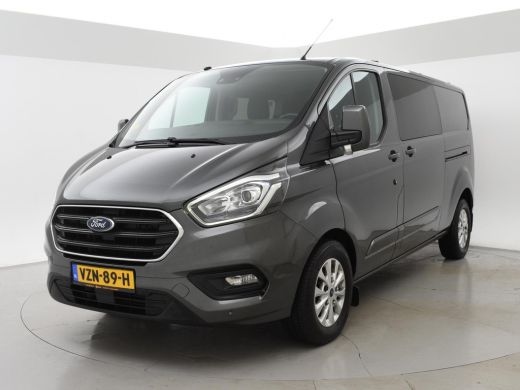 Ford Transit Custom 2.0 TDCI 130 PK AUT. L2H1 DUBBEL CABINE LIMITED | 2 SCHUIFDEUREN | TREKHAAK | CAMERA | STOELVERW. |