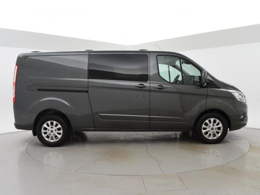 Ford Transit Custom 2.0 TDCI 130 PK AUT. L2H1 DUBBEL CABINE LIMITED | 2 SCHUIFDEUREN | TREKHAAK | CAMERA | STOELVERW. | ActivLease financial lease