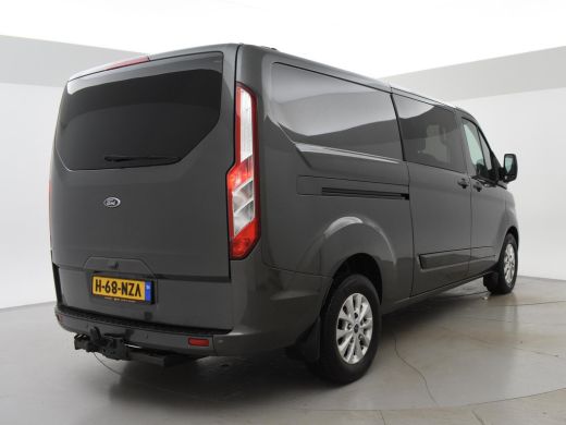 Ford Transit Custom 2.0 TDCI 130 PK AUT. L2H1 DUBBEL CABINE LIMITED | 2 SCHUIFDEUREN | TREKHAAK | CAMERA | STOELVERW. | ActivLease financial lease