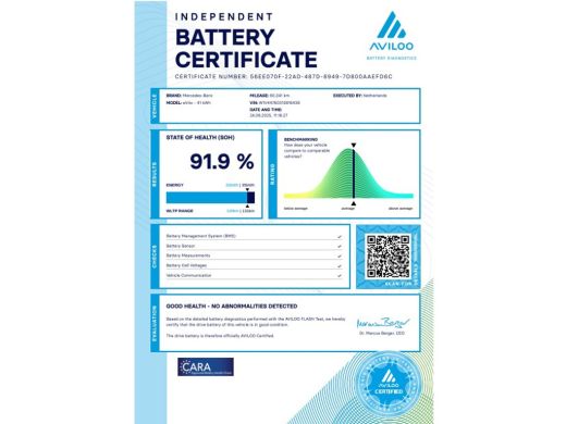 Mercedes-Benz eVito Lang 41 kWh Airco SOH 91,9% 12-2020 ActivLease financial lease