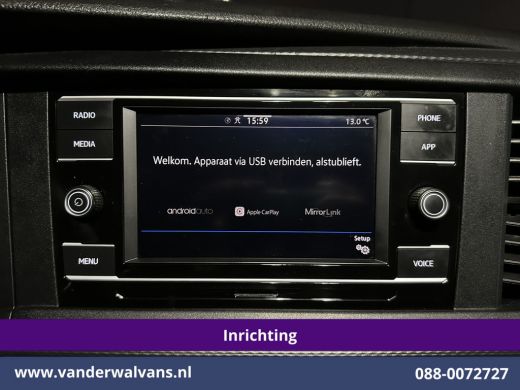 Volkswagen Transporter 2.0 TDI L2H1 inrichting Euro6 Airco | Omvormer | Camera | Imperiaal | Apple Carplay | Cruisecontr... ActivLease financial lease
