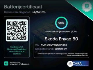 Skoda Enyaq iV 80 204 Pk | Panoramadak | Stoel/Stuur Verwarming | Camera | Climate Controle | Adaptive Cruise | ...