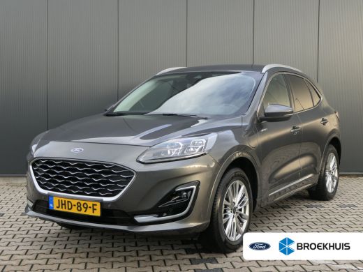 Ford Kuga 2.5 PHEV Vignale | Leder | Stoelverwarming | Camera | Privacy Glass | Navigatie | Keyless | Elekt...