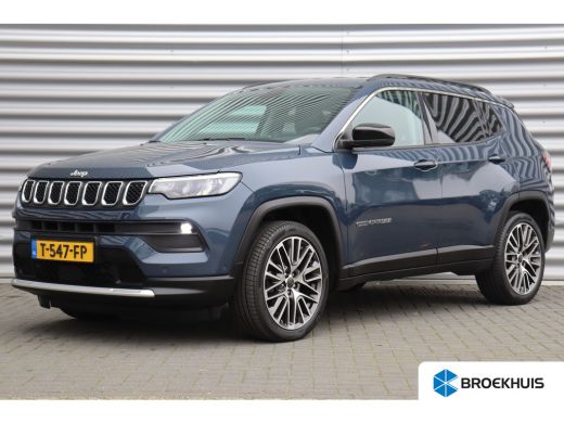 Jeep Compass 1.5T e-HYBRID 130PK LIMITED AUTOMAAT / NAVI / LEDER / CLIMA / FULL-LED / CAMERA / 19" LMV / KEYLE...