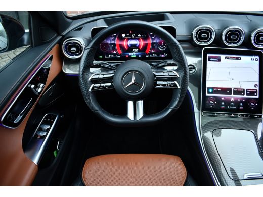 Mercedes-Benz C-Klasse Estate 300 e AMG Line Pano Trekh Distr Memory+Ventilatie HUD 360 Night ActivLease financial lease