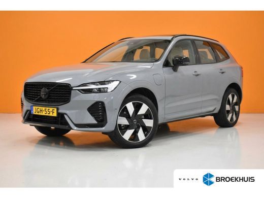 Volvo  XC60 T6 Plus Dark | Luchtvering | Trekhaak | 360cam | Amber Leer! | All-Season | 20''