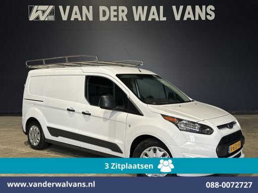 Ford Transit Connect 1.5 TDCI 101pk L2H1 Inrichting Euro6 Airco | 3-Zits | Imperiaal | Trekhaak Cruisecontrol, Verwarm...