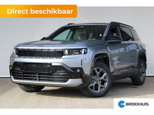 Jeep Compass 1.2 e-Hybrid First Edition | Ledere bekleding | Schuif-kanteldak | Stoelventilatie voor | 360 Cam...