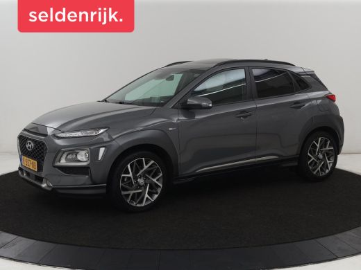 Hyundai Kona 1.6 GDI HEV Premium Sky | Schuifdak | Leder | Stoelventilatie | Adaptive cruise | Trekhaak | Head...