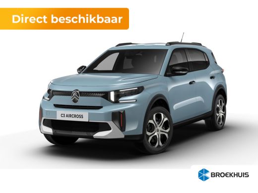 Citroën C3 Aircross Plus | Achteruitrijcamera | Extra getinte achterste zijruiten en achterruit | Koplampen met ECO L...