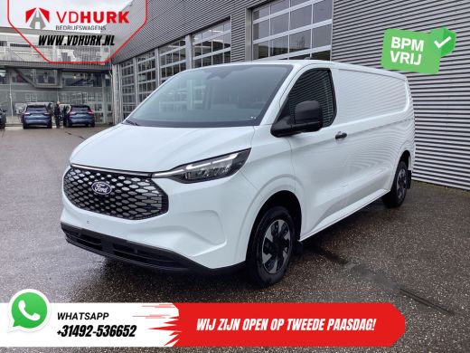 Ford E-Transit Custom L2 Trend 65 kWh 330 km WLTP Garantie t/m 2029/ LED/ Standkachel/ Snellader/ 2.3t Trekverm./ Stoel... ActivLease financial lease