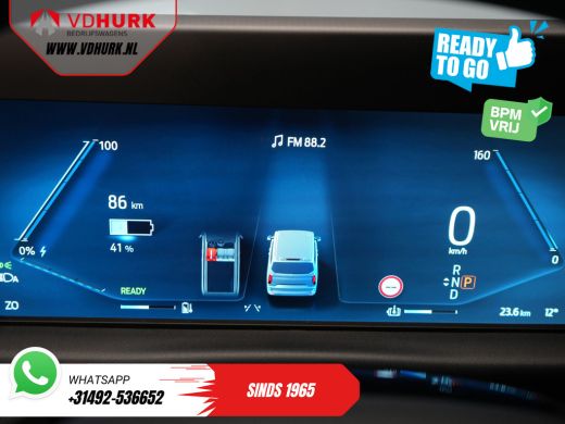 Ford E-Transit Custom Trend 65 kWh 330 km WLTP LED/ Snellader/ 2.3t Trekverm./ Stoelverw./ Carplay/ Climate/ Camera/ PD... ActivLease financial lease