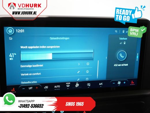 Ford E-Transit Custom Trend 65 kWh 330 km WLTP LED/ Snellader/ 2.3t Trekverm./ Stoelverw./ Carplay/ Climate/ Camera/ PD... ActivLease financial lease