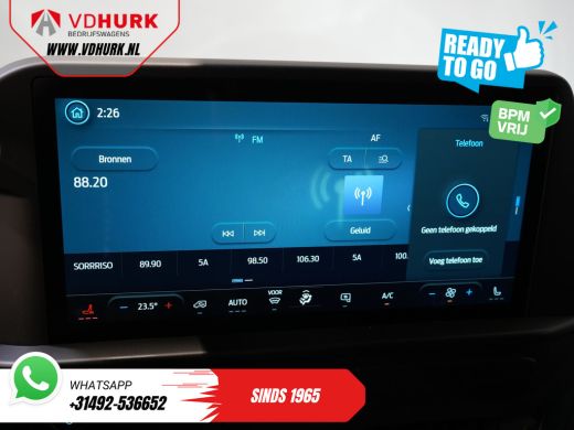 Ford E-Transit Custom Trend 65 kWh 330 km WLTP LED/ Snellader/ 2.3t Trekverm./ Stoelverw./ Carplay/ Climate/ Camera/ PD... ActivLease financial lease